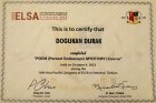 Doç. Dr. Doğukan Durak Genel Cerrahi sertifikası