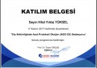 Dr. Hilal Yıldız Yüksel Diş Hekimi sertifikası