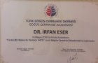 Doç. Dr. İrfan Eser Göğüs Cerrahisi sertifikası
