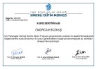 Uzm. Psk. Ömürcan Bozkuş Psikoloji sertifikası