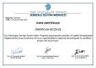 Uzm. Kl. Psk. Ömürcan Bozkuş Psikoloji sertifikası