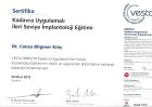 Uzm. Dr. Dt. Cansu Bilginer Kılıç Diş Hekimi sertifikası