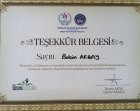 Psk. Belçim Akbay Psikoloji sertifikası