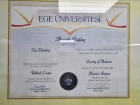Doç. Dr. Mustafa Doğduş Kardiyoloji sertifikası
