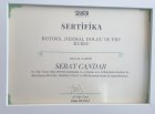 Dt. Seray Candar Diş Hekimi sertifikası