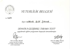 Klinik Psikolog  Merve Elif Şahne Klinik Psikolog sertifikası