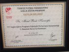 Uzm. Kl. Psk. M. Berk Karaoğlu Psikoloji sertifikası