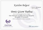 Psk. Deniz Gizem Yeşiltaş Psikoloji sertifikası