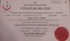 Uzm. Dr. Dt. Ceren Altun Diş Hekimi sertifikası