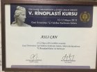 Op. Dr. Aslı Can Plastik Rekonstrüktif ve Estetik Cerrahi sertifikası