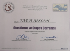Op. Dr. Fatih Arslan Kulak Burun Boğaz hastalıkları - KBB sertifikası