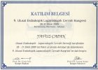 Op. Dr. Mehmet Yavuz Çapan Genel Cerrahi sertifikası