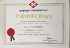 Prof. Dr. Barış Kuzgunbay Üroloji sertifikası