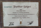 Op. Dr. Mehmet Akgün Tepeli Genel Cerrahi sertifikası