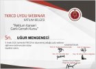 Op. Dr. Uğur Mengeneci Genel Cerrahi sertifikası