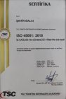 Dyt. Şahin Balcı Diyetisyen sertifikası