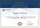 Dyt. İlayda Özkırım Diyetisyen sertifikası