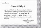 Doç. Dr. Gürkan Avcı Genel Cerrahi sertifikası