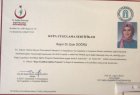 Uzm. Dr. Esin Doğru Geleneksel ve Tamamlayıcı Tıp sertifikası