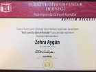 Dyt. Zehra Garipoglu Diyetisyen sertifikası