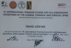 Uzm. Dr. İsmail Gökyar Anestezi ve Reanimasyon sertifikası