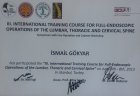Uzm. Dr. İsmail Gökyar Anestezi ve Reanimasyon sertifikası