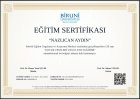 Psk. Nazlıcan Aydın Psikoloji sertifikası