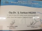 Yrd. Doç. Dr. Ş. Serkan Hezar Ortopedi ve Travmatoloji sertifikası
