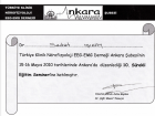 Doç. Dr. Sedat Işıkay Çocuk Sağlığı ve Hastalıkları sertifikası