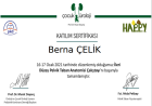 Fzt. Berna Çelik Fizyoterapi sertifikası