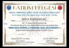 Psk. Seda Karaağaç Psikoloji sertifikası