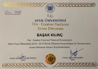 Uzm. Psk. Başak Kılınç Psikoloji sertifikası