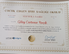 Psk. Gülay Cantemur Psikoloji sertifikası