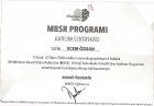 Uzm. Psk. Ecem Canbilek Psikoloji sertifikası