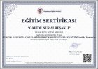 Psk. Cahide Nur Akyol Psikoloji sertifikası