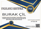 Psk. Burak Çil Psikoloji sertifikası