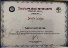 Doç. Dr. Suat Batar Ortopedi ve Travmatoloji sertifikası