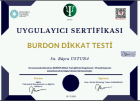 Psk. Büşra Çınar Psikoloji sertifikası