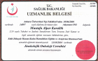 Doç. Dr. Alper Karalök Kadın Hastalıkları ve Doğum sertifikası