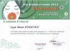 Op. Dr. Murat Ataseven Plastik Rekonstrüktif ve Estetik Cerrahi sertifikası