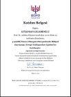 Psk. Gülefşan Çelebioğlu Psikoloji sertifikası