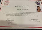 Uzm. Dr. Pınar Doyar Dahiliye - İç Hastalıkları sertifikası