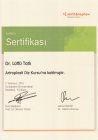 Op. Dr. Lütfü Tatlı Ortopedi ve Travmatoloji sertifikası