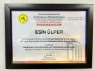Dt. Esin Ülper Diş Hekimi sertifikası