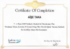 Dt. Aişe Taka Diş Hekimi sertifikası