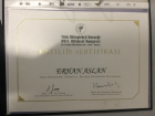 Op. Dr. Erhan Arslan Beyin ve Sinir Cerrahisi sertifikası