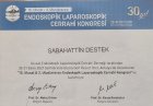 Doç. Dr. Sabahattin Destek Genel Cerrahi sertifikası