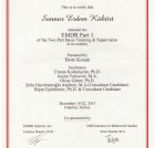 Pedagog Sonnur Kükürt Pedagoji sertifikası