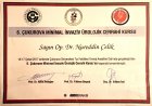 Op. Dr. Nureddin Çelik Üroloji sertifikası