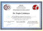 Prof. Dr. Engin Çetinkaya Ortopedi ve Travmatoloji sertifikası